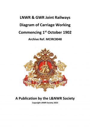 LNWR & GWR Joint Railways Diagram of Carriage Working Commencing 1st October 1902
